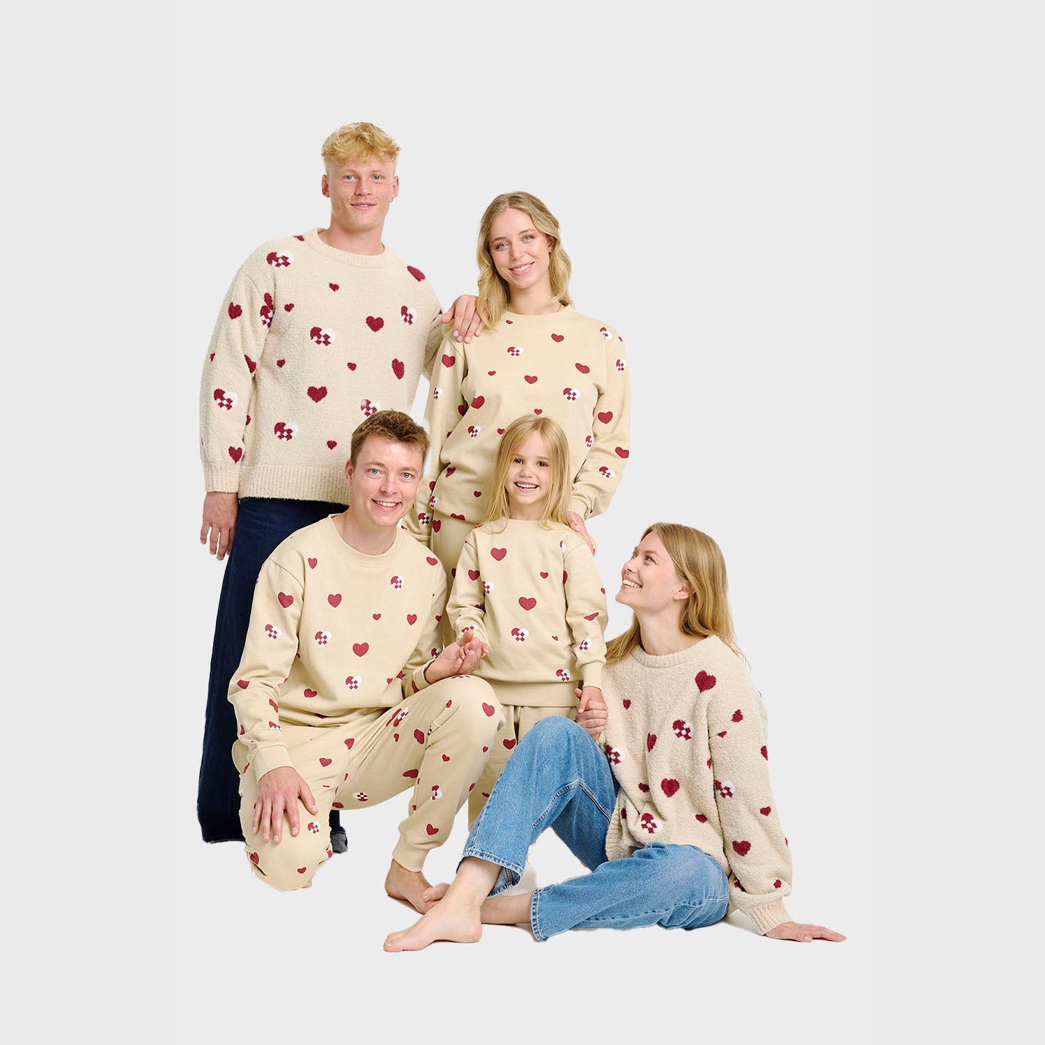 Christmas Heart Sweat Set – Men